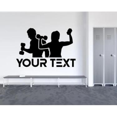 Imagem de Adesivo de parede  academia e musculação  - Ambiente dekorado, 40cm, p