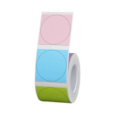 Imagem de Rolo De Papel Transparente Branco Para Impressora De Etiquetas B21 B1 