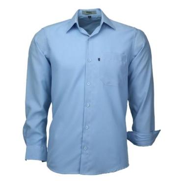 Imagem de Camisa Masculina Social Não Amassa Modelagem Tradicional 832 - AMIL CO