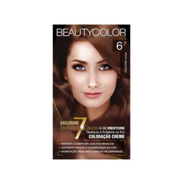Imagem de Coloração em Creme Cobertura Total e Hidratação Kit Beauty Color 6.7 Chocolate Suíço Vegano