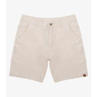Imagem de Bermuda Maculina Sarja Com Bolsos Shift Bege, 44, Bege