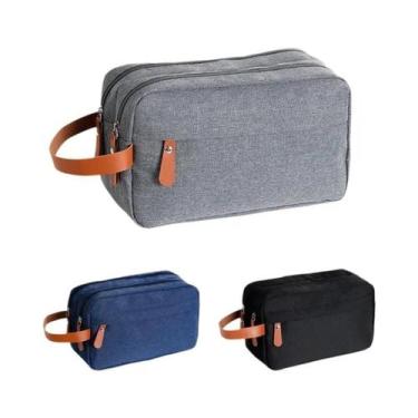 Imagem de Necessaire De Viagem Unissex Impermeável Em Lona Oxford, Organizador D