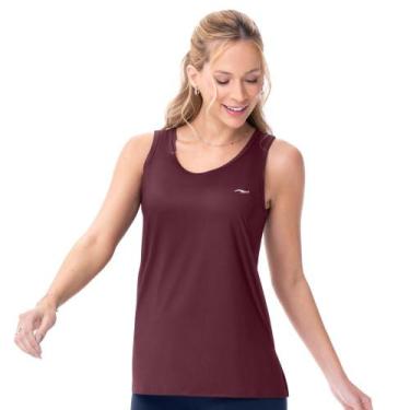 Imagem de Regata Fitness Alongada Bordeaux - Zee Rucci, GG