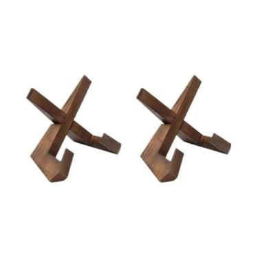 Imagem de Suporte De Livros De Receitas De Madeira Para Cozinha, Base Plana, Sup