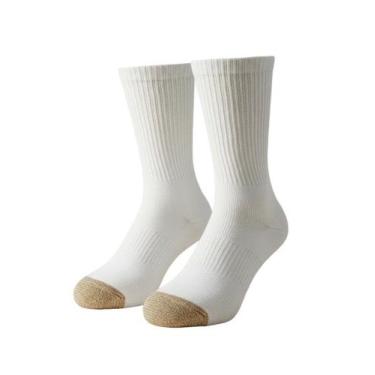 Imagem de Meia Thorlo Cano Alto Branca 41 a 45 Cor:BrancoTamanho:41 a 45Gênero:U