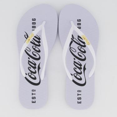 Imagem de Chinelo Coca Cola 1886 Feminino Branco-Feminino