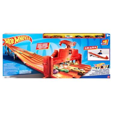 Imagem de Hot Wheels Action Pista de Brinquedo Super corrida de 6 pistas para crianças a partir d...