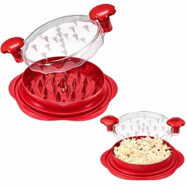 Imagem de Triturador Desfiador Moedor Frango Carne Processador de Alimentos Legumes Verdura Comida Manual Cozinha Casa Restaurante