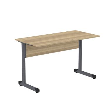 Imagem de Mesa de Escritório Reta 150cm com Pé Tubular em Aço