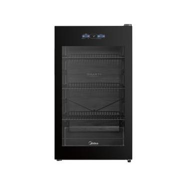 Imagem de Cervejeira Midea MDRX150FGGGL03 82L Frost Free Smart Inverter Porta de Vidro Triplo Bivolt Preta