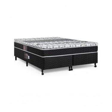 Imagem de Cama Box + Colchão Castor Queen Class One Face Tecnopedic 158x198x52cm