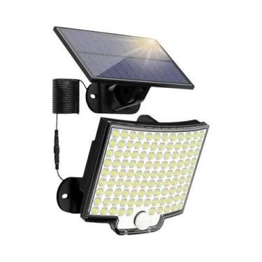 Imagem de Lâmpada Solar Externa 234 LED Com Sensor De Movimento 3 Modos Para Jar