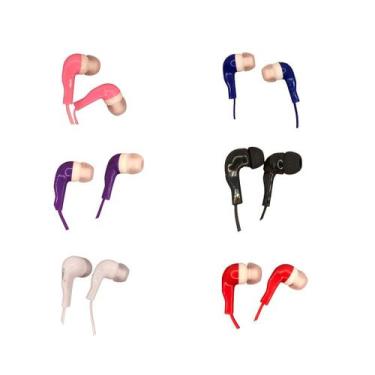 Imagem de kit 2 Fone Com Fio E Microfone Colorido Entrada P2 Le-0240 - Lelong, S