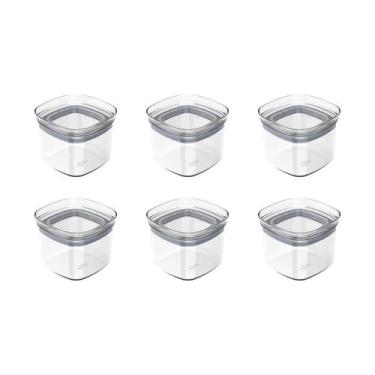 Imagem de Kit de potes herméticos Ou 6 peças 450 ml Linha Block