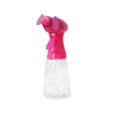 Imagem de Mini Ventilador Com Borrifador De Plástico 350ml - IMPORIENTE, Rosa