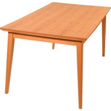 Imagem de Mesa de Jantar California 6 Lugares Retangular MDF Laminado 160CM Amêndoa