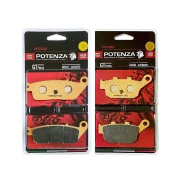 Imagem de Kit Pastilha Potenza Diant+tras Cb500f Cb500x 226gt+140gt