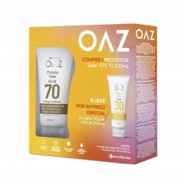 Imagem de Kit Protetor Solar OAZ Rosto e Corpo FPS 70 + FPS 30 200ml + 200ml