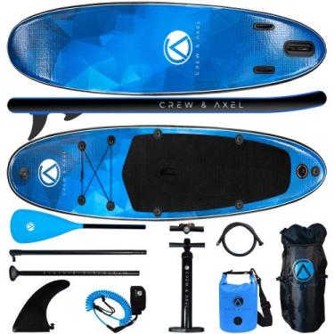 Imagem de Prancha de remo inflável SUP Crew & Axel, 10 pés e 33 cm de largura, a