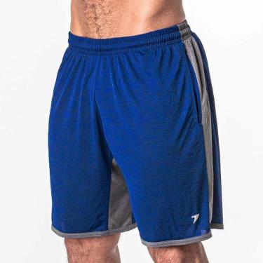 Imagem de Bermuda Poker Arrow Masculina - Mescla Azul-Masculino