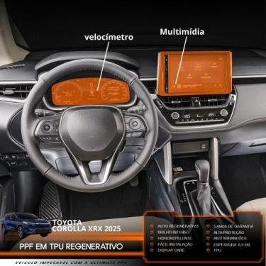 Imagem de PPF Velocímetro Multimídia Corolla Cross XRX Hybrid 25 - Ultimate PPF