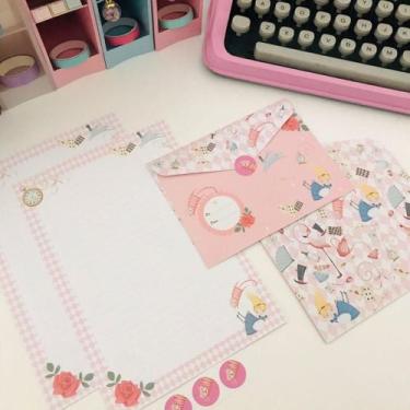 Imagem de Kit Papeis de Carta com Envelopes La Palomita Alice - BUENDIA