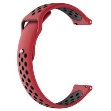 Imagem de Kit Pulseira + Case bumper para Bip e BIP Lite - Nsmart, Vermelha com 