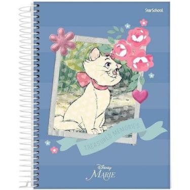Imagem de Caderno Disney Marie Espiral 1/4 Capa Dura 80 Folhas  StarSchool