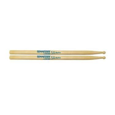 Imagem de Baqueta para Bateria Tennessee Marfim 5A Ponta Madeira Liverpool