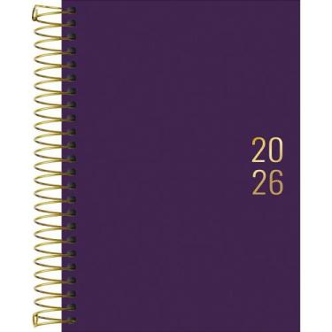 Imagem de Agenda Executiva Espiral Diária 12,9 x 18,7 cm Napoli Cores 2026 - Rox