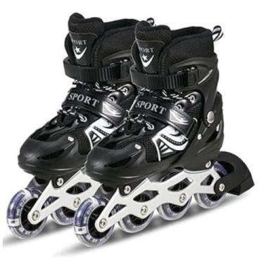 Imagem de Patins Infantil 4 Rodas Inline ajustável Criança - Word Brinquedos, 31