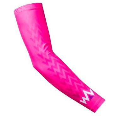 Imagem de Manguito Ciclismo Feminino Verão Rosa Rastro WV Team, GG