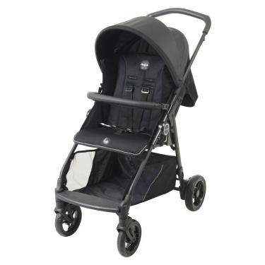 Imagem de Carrinho de Bebê para Passeio Lui Dobrável 0+ Meses Até 15kg com Cesto Porta Objetos Grafite Burigotto