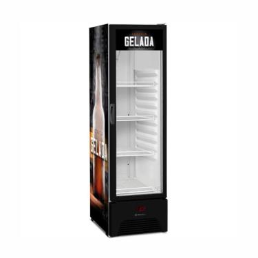 Imagem de Cervejeira Expositor Vertical Metalfrio VN28RP Optima 287L Porta de Vidro Preto 110V