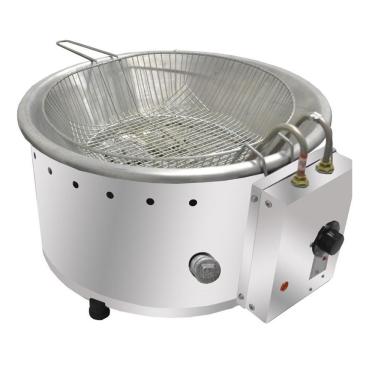 Imagem de Fritadeira Elétrica Profissional Teg 7L 110V Prata com Termostato Metalúrgica Venâncio