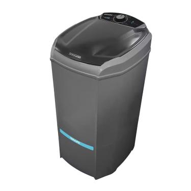 Imagem de Tanquinho de Roupas Suggar 15Kg Lavamax Eco LE1521PR com Dispenser Para Sabão e Desligamento Automático - Prata