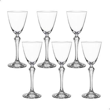 Imagem de Taça de Cristal Bohemia Para Vinho Branco 190 ml Elisabeth 6 Peças - B