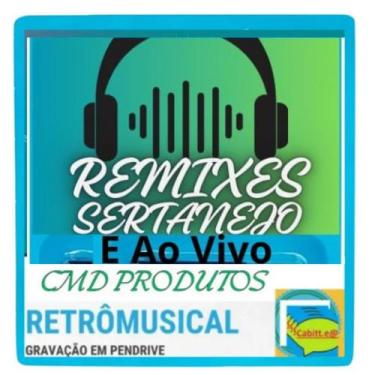 Imagem de Pen drive 8gb com Musicas = Playlist Sertanejo Remixados e Ao Vivo(mp3