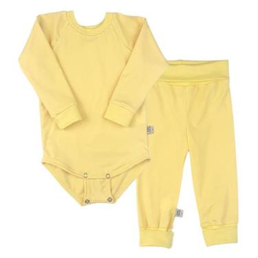 Imagem de Conjunto Térmico Bebê e Infantil Kit Body e Calça Cores Concuca, Amare