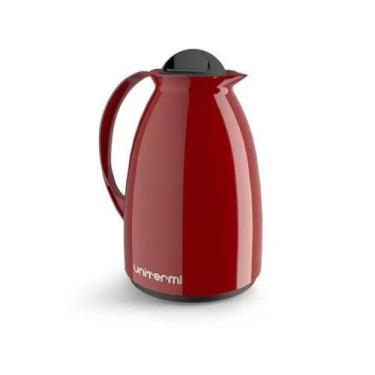 Imagem de Garrafa Térmica Mesa Café Chá Água Chimarrão Unitermi 650ml, vermelho
