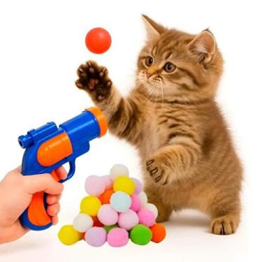 Imagem de Brinquedo para Gato Cat Sparadote Disparador de Bolinha Bom Amigo C230