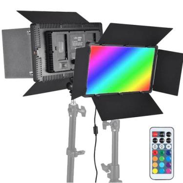 Imagem de Painel Iluminador Led LED-U800+ RGB Bi-Color 50W com Fonte (Bivolt) - 