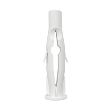 Imagem de Bucha U-FU para Tijolo Furado No10 Fixação Plástico Branco 50 Unidades Dtools