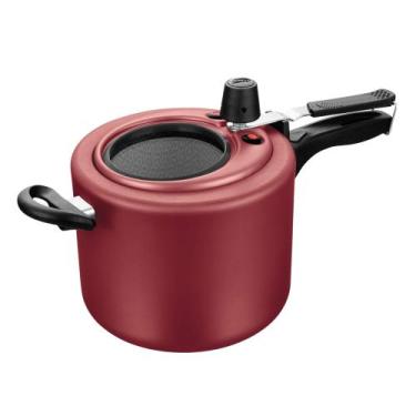 Imagem de Panela de Pressão 3L Fechamento Interno com Visor de Vidro Grande N20 