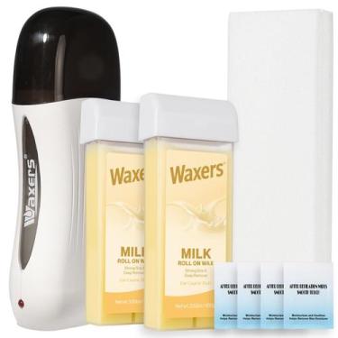Imagem de Kit de Depilação com Cera Roll On Milk Waxers
