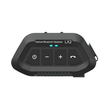 Imagem de Fone De Ouvido Bluetooth Para Capacete De Moto 1200mAh BT 5.0 Com Assi