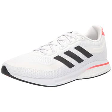 Imagem de adidas Supernova Masculina, Branco/Preto/Vermelho Solar., 7.5