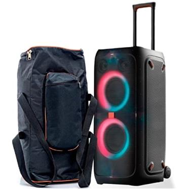 Imagem de Case Bolsa Bag Polo Culture Compatível com Jbl Partybox 310 Com Bolso P Cabos Sem Espuma