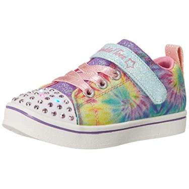 Imagem de Skechers Tênis feminino Sparkle Rayz-Groovy Dreams, Lavanda/Multi, 15