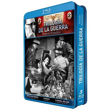 Imagem de Rosellini: Trilogía de la Guerra Caja Metálica 3 Bds [Blu-ray]